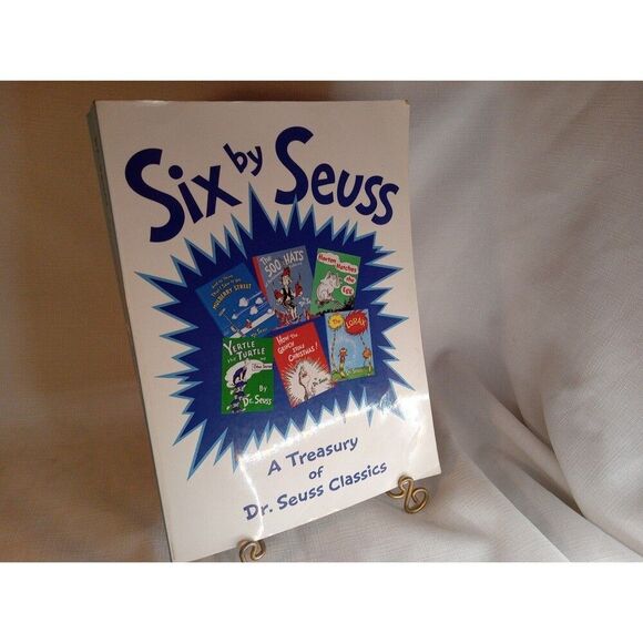 DR. SEUSS - SIX BY SEUSS - A TREASURY OF DR. SEUSS CLASSICS SOFTCOVER BOOK 1991 - Picture 1 of 10
